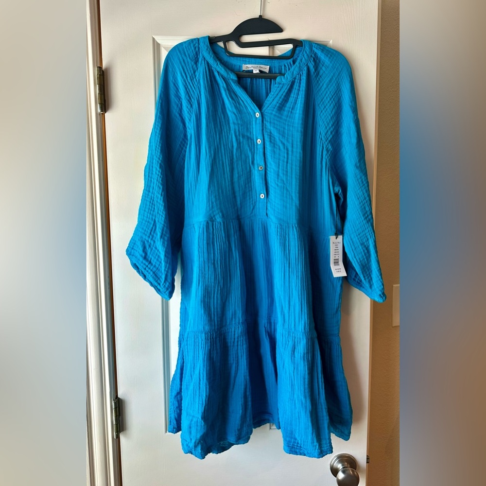 NWT Michael Stars Sonia Cotten Gauze Corsica Dress Size Medium M